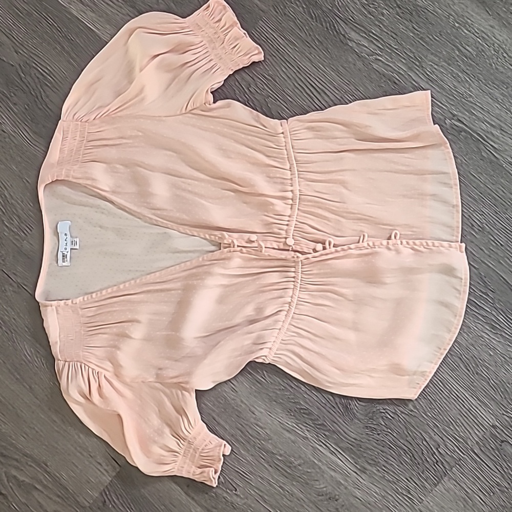 Lounge short sleeve blouse